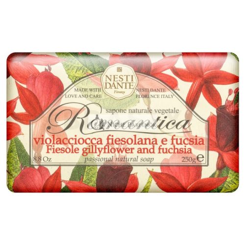 Nesti Dante Romantica Natural Soap Gillyflower & Fucsia 250 g