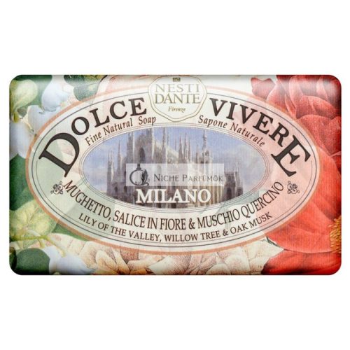 Nesti Dante Dolce Vivere Fine Natural Soap Milano 250 g