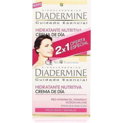 Biotherm Diadermine Moisturizing Day Cream for Sensitive Skin Unisex 50ml 2pieces