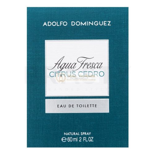 Adolfo Dominguez Agua Fresca Citrus Cedro Eau de Toilette for Men 60 ml