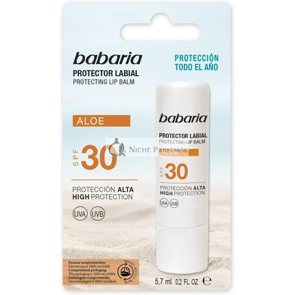 Babaria Aloe Vera Sun Lip Balm SPF 30 5.7ml