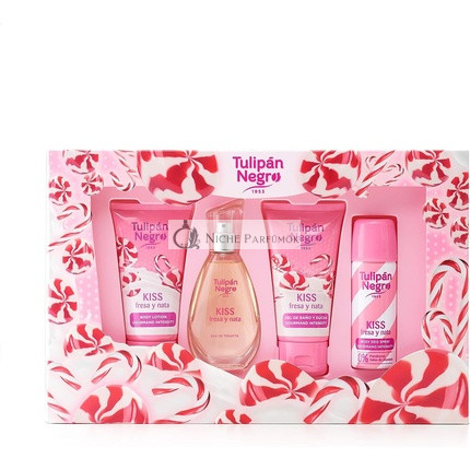 Tulipn Negro Kiss Eau de Toilette Spray 50ml - Pack of 4