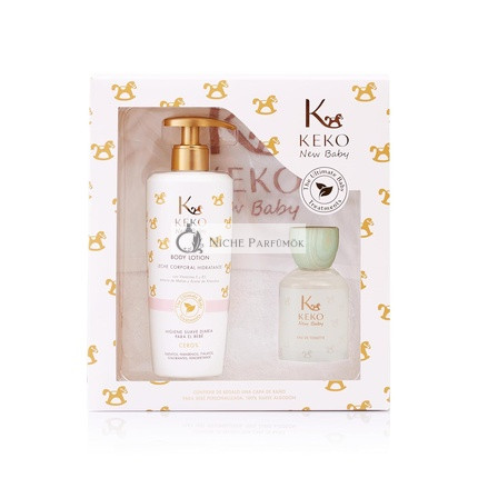Moisturizing Body Cream Gift Set 500ml + 100ml Baby Scent + Towel