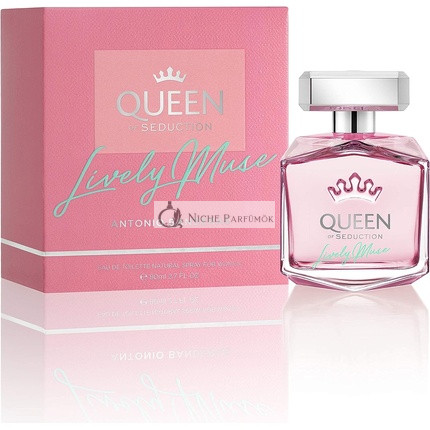 Antonio Banderas Queen of Seduction Lively Muse Eau de Toilette Spray for Women 80ml
