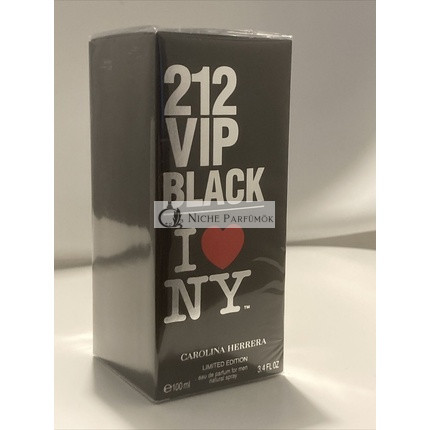 Carolina Herrera 212 VIP Black I Love NY Limited Edition Eau de Parfum for Men 100 ml