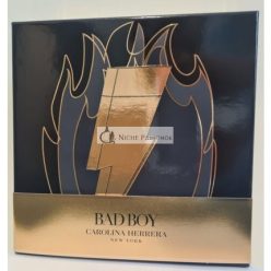   Carolina Herrera Bad Boy Gift Set EdT Spray 50ml + Shower Gel 100ml