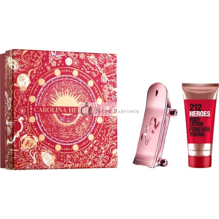 Carolina Herrera 212 Heroes Gift Set Eau De Parfum 80 Ml And Body Care Milk 100 Ml