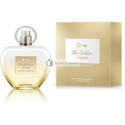 Antonio Banderas Her Golden Secret Eau de Toilette Spray for Women 80ml