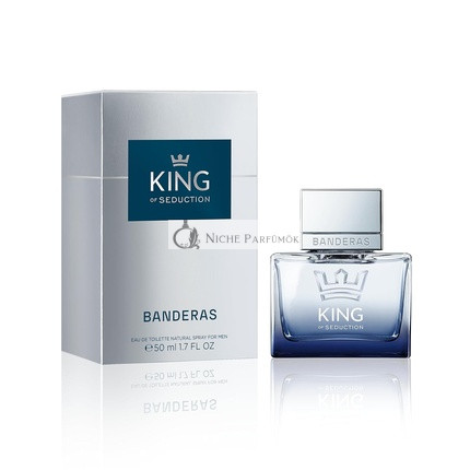 Banderas King of Seduction Eau de Toilette for Men 1.7 Fl Oz