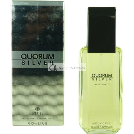 Puig Quorum Silver EDT Spray 100ml 3.4oz