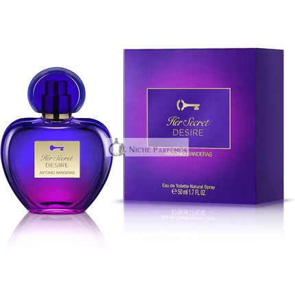 Antonio Banderas Perfumes Her Secret Desire Eau de Toilette Spray for Women 50ml
