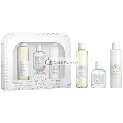 Eau My BB Kids 3 Piece Gift Set 2.03oz Cologne Spray 6.8oz Shower Gel