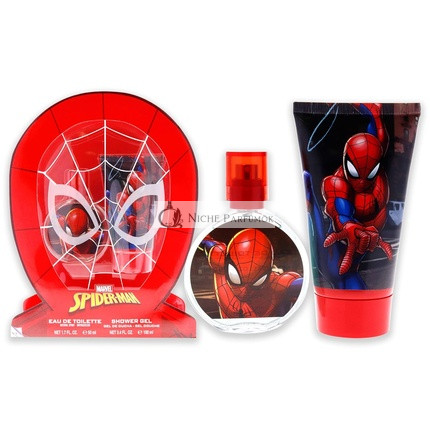 Marvel Spider Man Kids 1.7oz EDT Spray 3.4oz Shower Gel 2 Piece Gift Set