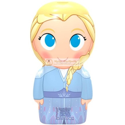 Frozen II Shower Gel & Shampoo with Mild Care Formula 400ml - Elsa 3D Figure