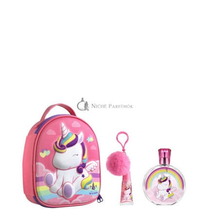 Eau My Unicorn Daypack Cologne 100ml and Lip Gloss Set with Charm