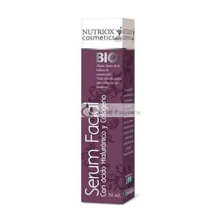 Ynsadiet Nutriox Cosmetics Facial Serum Bio Hyaluronic Acid And Collagen 50ml