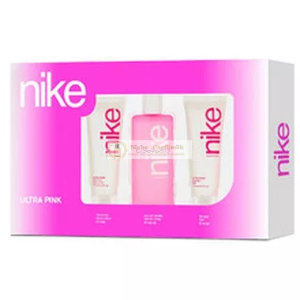 Nike Ultra Pink Női Ajándékcsomag Edt 100 Ml, Tusfürdő 75 Ml, Testápoló 75 Ml