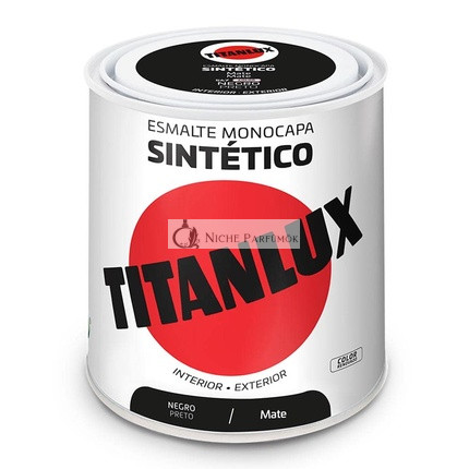 Titanlux Synthetic Nail Polish Matte Black 250ml