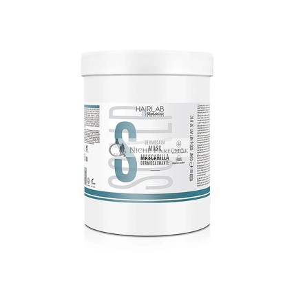 SALERM Dermocalm Hair Lab Dermocalm Hair Mask 1000ml with Witch Hazel, Rosemary, Mint, and Thyme Gentle Cleansing Soothing and Balancing Sensitive Scalp Paraben-Free
