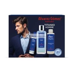 Men's Perfume Set Alvarez Gomez Titanio Homme 150ml