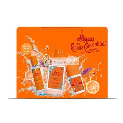Unisex Alvarez Gomez Orange Cologne Water Concentrated Perfume Set 3 Piece