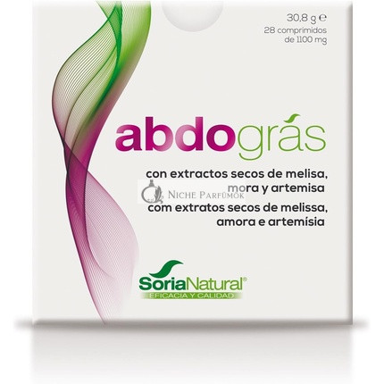 Soria Natural ABDOGRAS Belly Fat Reducer 28 Tablets