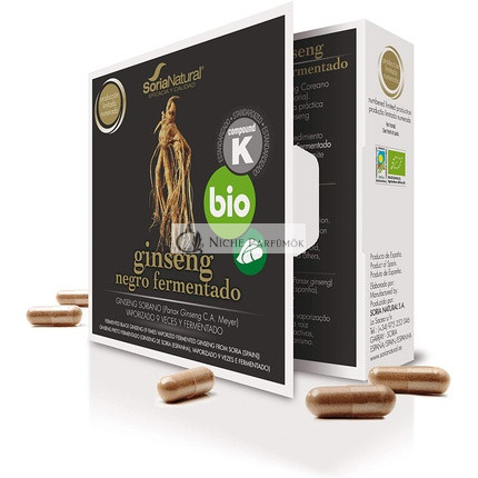 Soria Ginseng Negro Organic 24 Caps