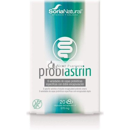 Soria Natural Probiastrin 20 Capsules