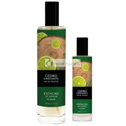   PARFUMS SAPHIR Fragrance Box 100ml + 30ml Essences of Sapphire, Cedar, and Bergamot Green