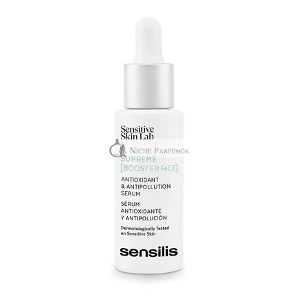 Sensilis Supreme Booster FeCE Antioxidant and Anti-Pollution Serum with Hyaluronic Acid and Vitamin C 30ml