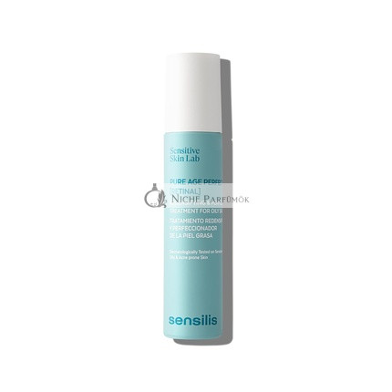 Sensilis Pure Age Perfection Retinal Oil-Free Serum with Organic Silicon and Prebiotics for Sensitive, Oily, or Acne-Prone Skin 50ml