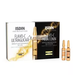   Isdin Isdinceutics Flavo-C Anti-Oxidant Serum And Melatonin Night Serum