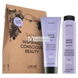   Lakmé Teknia White Silver Pack Shampoo + mask for platinum blonde and gray hair 300 ml + 250 ml
