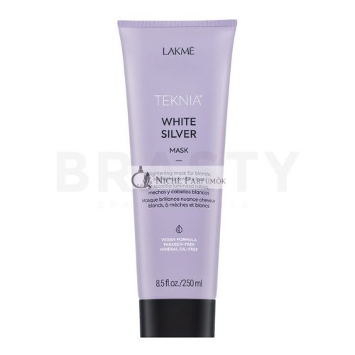 Lakmé Teknia White Silver Mask - Neutralizing Mask for Platinum Blonde and Gray Hair 250 ml