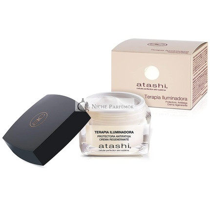 Atashi Anti-Fatigue Brightening Protective Therapy Moisturizes and Reduces Skin Imperfections with Nanoweiβ Liposomes and Vitamin C 50ml