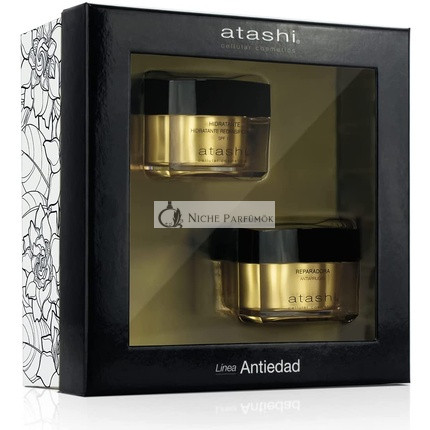 Atashi Ritual Beauty Chest Hydrate & Repair Anti-Wrinkle Repairing Cream and Redensifying Moisturizing SPF15 with Retinol 50ml + 50ml