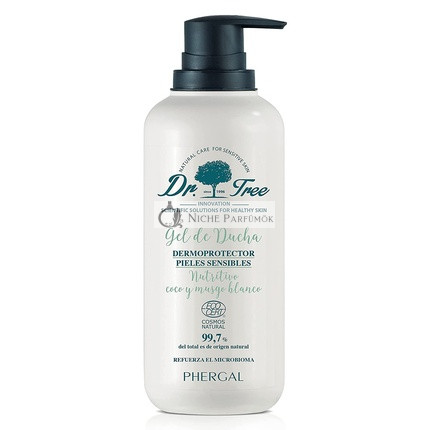 Dr. Tree Nourishing and Protective Shower Gel for Sensitive or Atopic Skin 500ml Coconut and White Musk