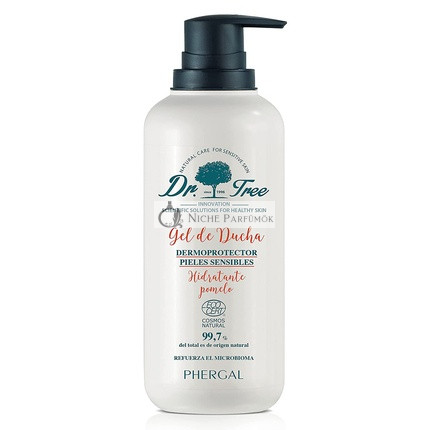 Dr. Tree Moisturizing and Thermal Protective Shower Gel for Sensitive or Atopic Skin 500ml Grapefruit Scent