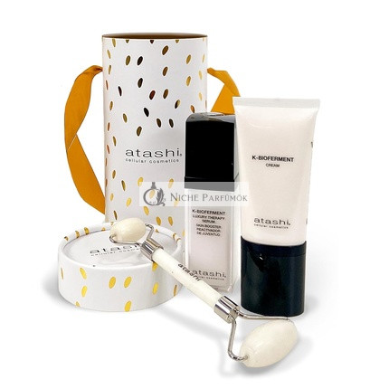 Atashi Therapy Cream Skin Booster and Therapy Luxury Serum Skin Booster Day Cream with Bioferments Anti-Aging Revitalizing Regenerating Face Serum 50ml and 30ml
