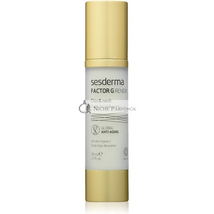 Sesderma Factor G Renew Chin & Neck 7 Growth Factors Collagen Synthesis Anti-Aging Wrinkle Fighting Rejuvenating 50ml