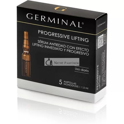 Germinal Immediate Action Progressive Lift Facial Serum with Peptides, Corn Protein and Vitamin C 5 Blister of 3ml