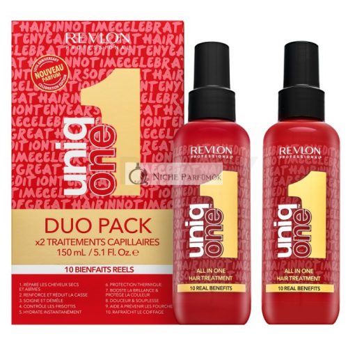 Revlon Professional Uniq One All In One Treatment Duo Leave-in Care for All Hair Types 150 ml + 150 ml