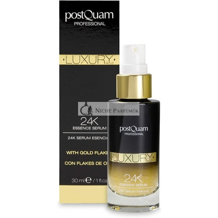 Postquam Luxury Gold 24K Serum with Moisturizing and Tensor Effect and Hyaluronic Acid for all Skin Types 30ml