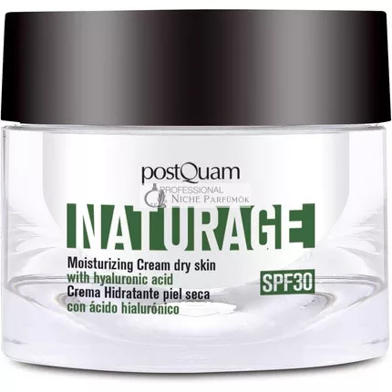 Postquam Naturage Moisturising Facial Cream for Dry Skin with 100% Natural Ingredients and SPF 30 Sunscreen 50ml