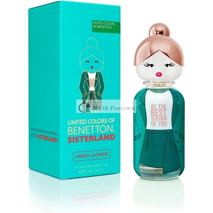 Benetton Sisterland Green Jasmine Eau de Toilette for Women 80ml