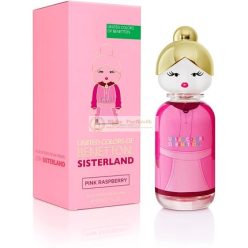   Benetton Sisterland Rózsaszín Málna Eau de Toilette Nőknek, 80ml