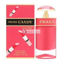   Prada Candy Gloss Eau De Toilette Spray New In Box 1.7oz/50ml