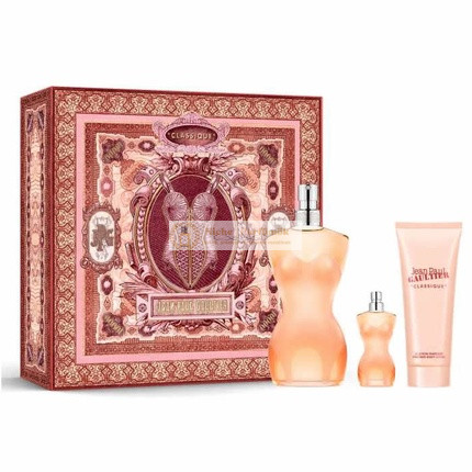 Jean Paul Gaultier Classique Eau De Toilette Spray 100ml, 3 részes készlet