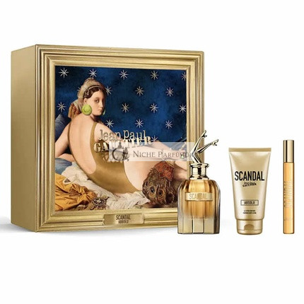 Jean Paul Gaultier Scandal Absolu Parfum Concentre Spray 80ml Set 3 Pieces