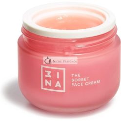   3INA Makeup The Sorbet Face Cream Coral Moisturizing Soothing Nourishing Day and Night Light Weight Texture Olive Oil and Sweet Almond All Skin Types Vegan Cruelty Free